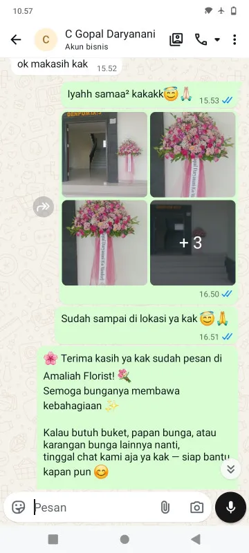 Pengiriman Karangan Bunga Warunggunung